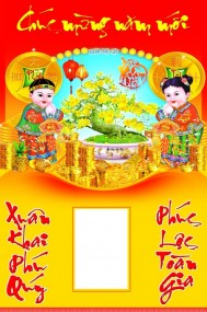 Lịch Tết Đón Xuân PHÚC LỘC TOÀN GIA